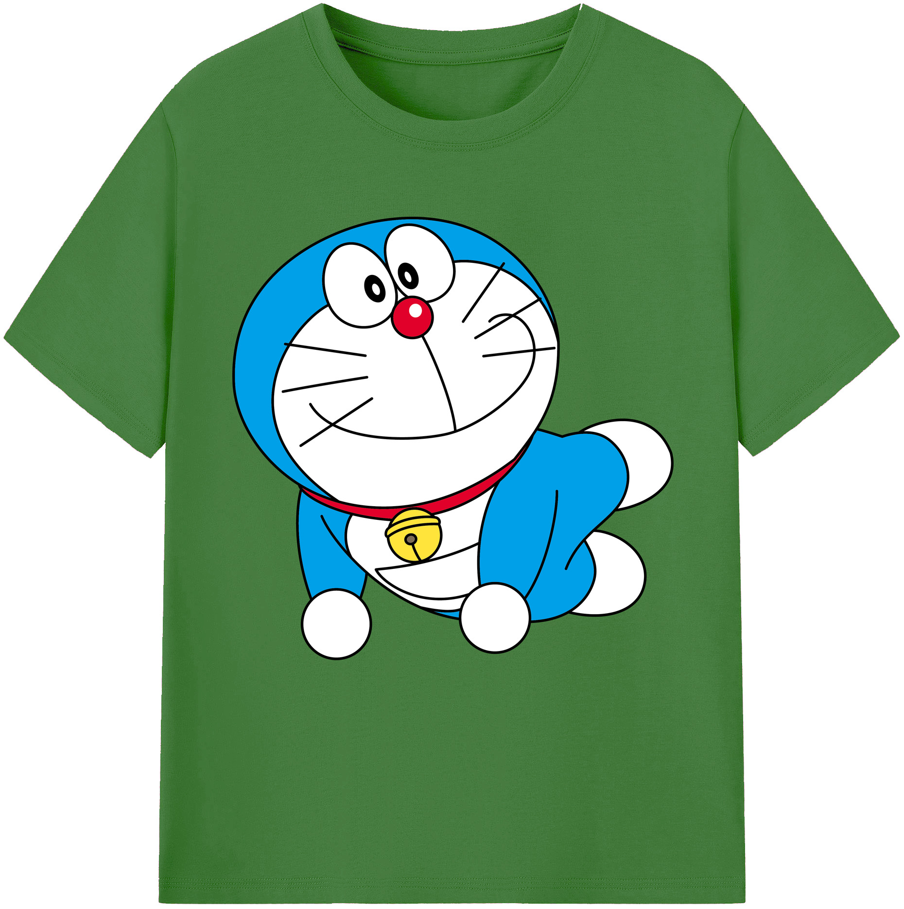 （画像用） ドラえもん Doraemon レディースカジュアルプリントTシャツ（綿100％）